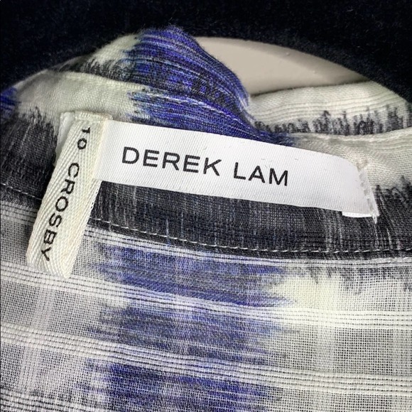 Derek Lam 10 Crosby Short Sleeve Button Front Dres - Picture 3 of 10